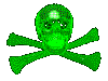Green Skulls (Rotating