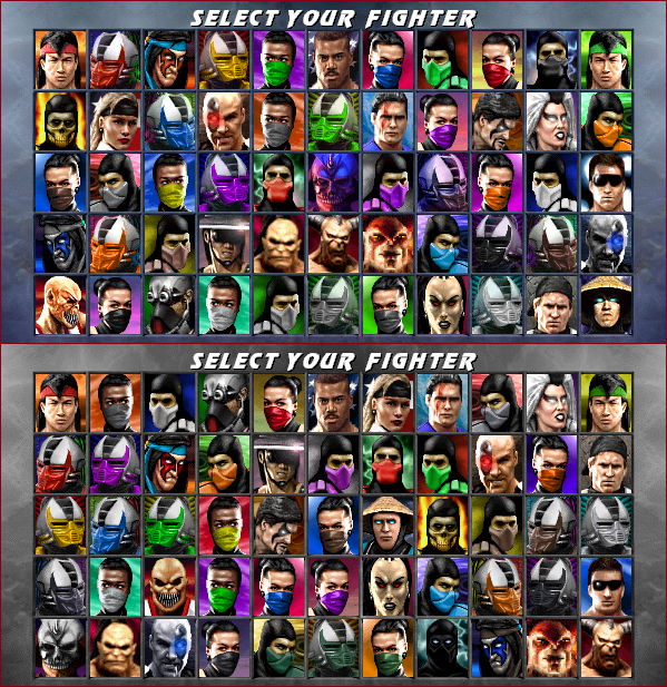 MK3 Trilogy Character Selection